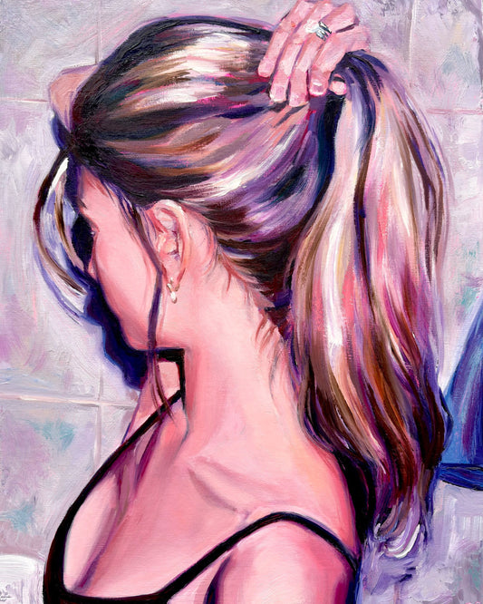 tying your hair up