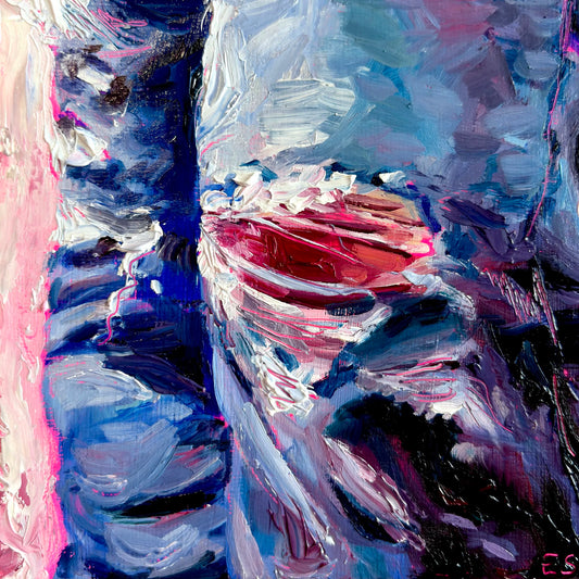 Bruised Knees Through Ripped Jeans — Dirty Minded Mini No. 5