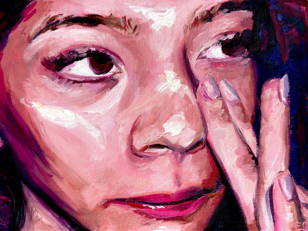 doing skincare
